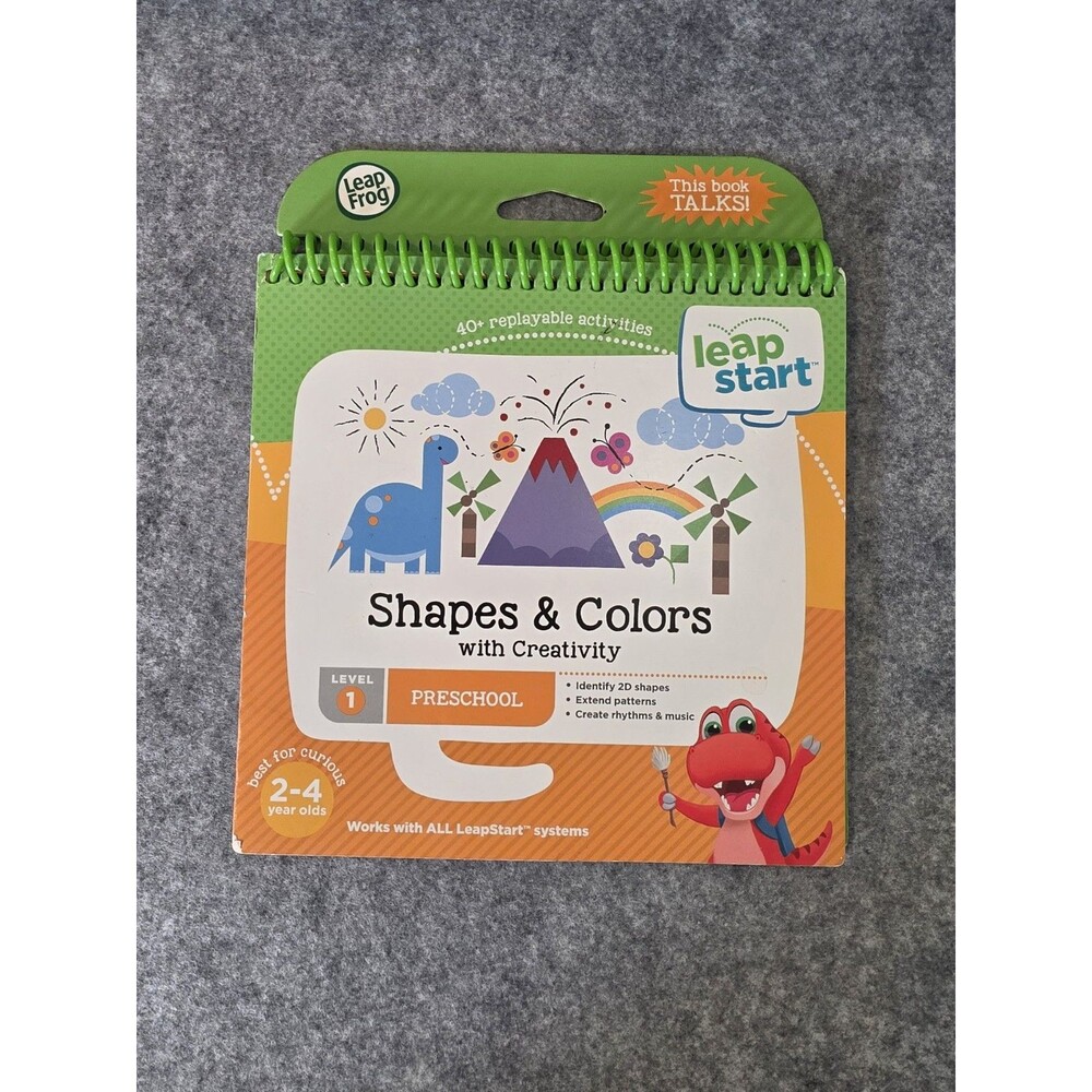 LeapFrog LeapStart Preschool Interactive Learning Books Lot of 4 Ages 2-5 Level